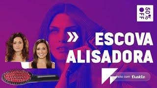 Escova alisadora e secadora.