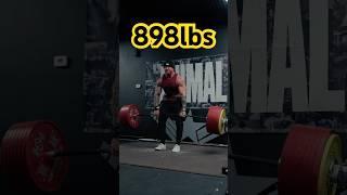 Closing in on 900 pounds on deadlift