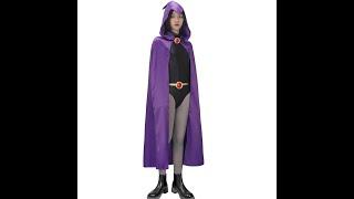 Hallowcos Raven Cosplay Costume for Halloween Teen Titans New Edition