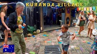 Australia's Village In The Rainforest Mountain, Kuranda Town, Cairns Queensland