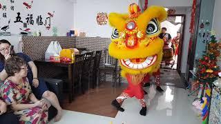 Lion dance 2019 Singapore Wen Yong lion dance troupe Part 1