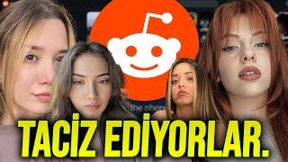 kadın yayıncıları taciz ediyorlar.