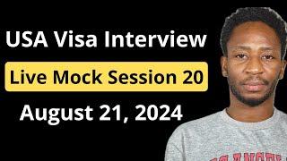 F1 Visa Interview Live Mock session 20. I think you will be approved.