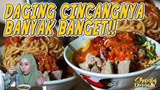 DAGING CINCANGNYA BANYAK BANGET!! MIE BAKSO 86 H. HARUN!!