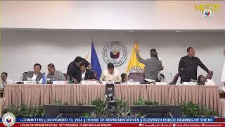 Dating Pangulong Rodrigo Duterte dumalo sa House Quad Comm hearing sa isyung extra judicial killings