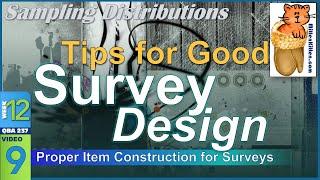 How to SURVEY Construction: Best Practices (12-9)