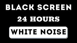 White Noise | Black screen - No ads - 24 hours | Sleep, Study, Focus