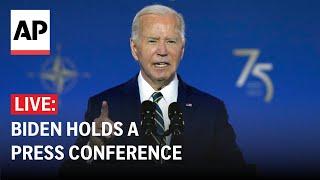 Biden holds press conference at NATO summit (FULL STREAM)