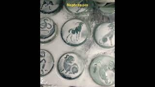 Гравировка нефрита от nephrite.pro #nephrite #нефрит #камнерез #handmade
