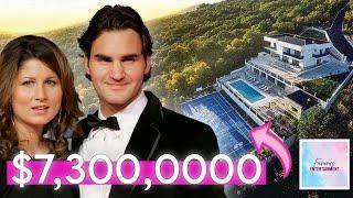 Roger and Mirka Federer | $7.3 Million Switzerland Mega Mansion | House Tour 2024