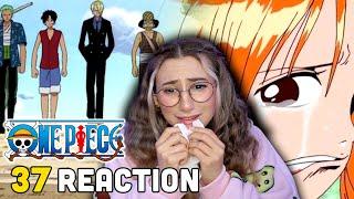 HELP NAMI !!!‍️ One Piece Anime Ep 37 REACTION & REVIEW