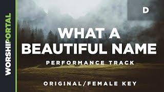 What A Beautiful Name - Original & Female Key - D - Performance Track