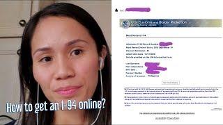 HOW TO GET an I-94 ONLINE |2023