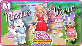 Home Alone with Chelsea - Barbie and Ken are out! Barbie Dreamhouse Adventures