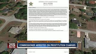 Hernando County Commissioner arrested on prostitution charges