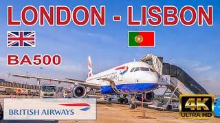 London Heathrow to Lisbon with British Airway in Economy Class