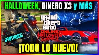 ¡TODO LO NUEVO QUE LLEGA! NUEVA ACTUALIZACION SEMANAL GTA5 Online! DINERO X3, HALLOWEEN y MÁS!