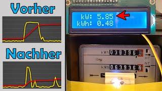 30% Stromkosten gespart! Ferraris Stromzähler digital auswerten mit DIY Sensor und Datenlogger