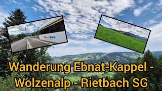 Wanderung Ebnat-Kappel - Wolzenalp - Rietbach SG