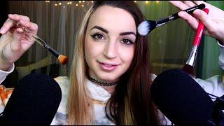 ASMR | Double Ear Mic Scratching and Brushing
