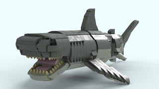 LEGO Megalodon Shark V2! (727)