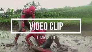 funny video clip | cosplay costum spider-man pink