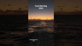 Good Morning 2024. Sunrise from Oceania Sirena #cruise #sunrise