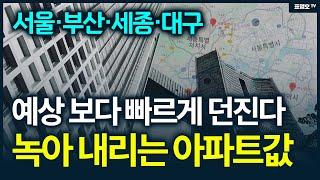 '온통 빚 만 남은 아파트 값.주르륵 ㅠ' 집 사는 시기는 언제가 좋을까?