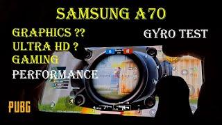 Samsung Galaxy A70 PUBG Test | High Graphics setting 2020