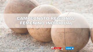 CAMPEONATO REGIONAL FEMENINO INDIVIDUAL