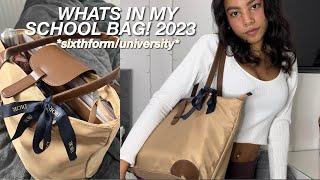 what's in my school bag! 2023 *sixthform*