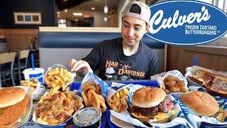 pov: you're hungry so you are eating a culver's cheeseburger