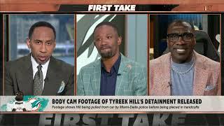 First Take reacts to release of body cam footage of Tyreek Hill’s detainment