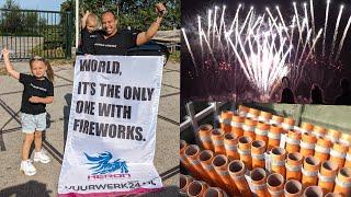 VUURWERK SHOW OPBOUWEN HERON FIREWORKS 2023 Loosdrecht (4K)