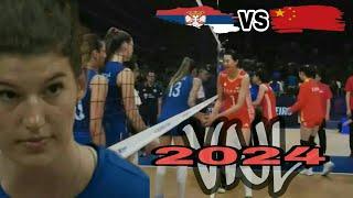 HIGHLIGHT VNL-2024 | SERBIA vs CINA #vanjabukilic