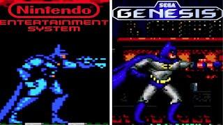 Batman - Return Of The Joker (Nes vs Sega). Сравнение графики и звука.