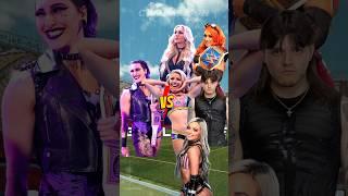 Rhea Ripley vs. Liv Morgan, Dominik Mysterio, Alexa Bliss, Becky Lynch, Charlotte Flair  #shorts