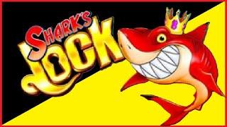 SHARKS LOCK SLOT MACHINE BONUS TIME! #slots #slot #gambling