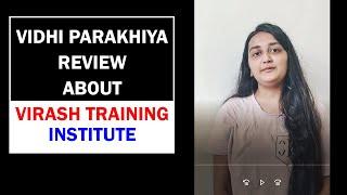 Vidhi Parakhiya Learning Experience with VTI | Virash Training Institute