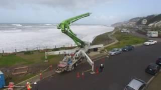 Pacifica Coastal Erosion - Concrete Pumping Part 2