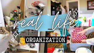 Organize #WithMe! Real Life Cleaning & Organization Motivation | Realistic Kitchen Organization