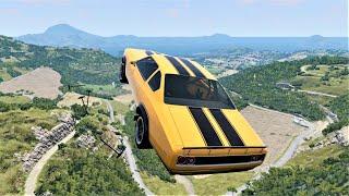 jeu de Crash de voiture - Beamng drive - Le saut le plus long