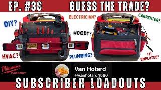 EP. 38 Guess the Trade? - Subscriber Loadouts  #tools #packout #milwaukee  #trades  #knipex #klein