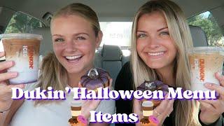 Trying Dunkin's Halloween Menu Items - 2024