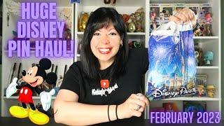 HUGE DISNEY PIN HAUL! | Walt Disney World | February 2023