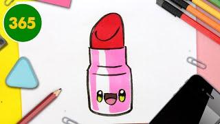 HUR MAN RITAR KAWAII LÄPPSTIFT