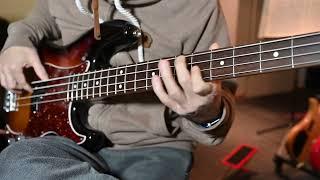 short finger funk demo with fender precision bass (fingerstyle)