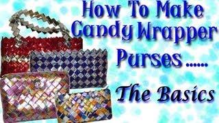 Making Candy Wrapper Purses, Basics: Folding The Links