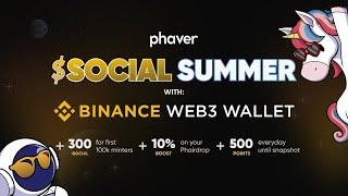BINANCE WEB3 WALLET PHAVER AIRDROP: How to complete Phaver Profile