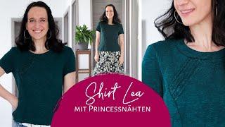 Shirt mit Biesen und Wiener Nähten nähen (Schnittmuster Lea)